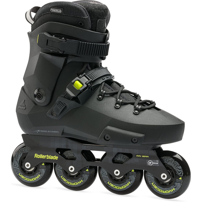 Чоловічі роликові ковзани Rollerblade Twister XT чоловічі для фітнесу чорний/лайм Urban Performance Inline Skates 6/6.5