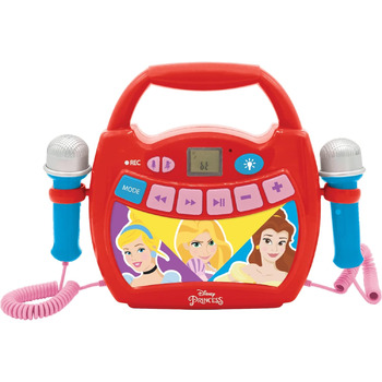 Музичний плеєр Lexibook Disney Princess MP300DPZ, караоке, з 2 мікрофонами
