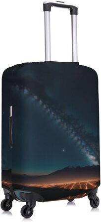 Чохол для валізи Галактична ніч, міцний захист для багажу розміром 45.7-81.3 см, чорний, великий розмір
