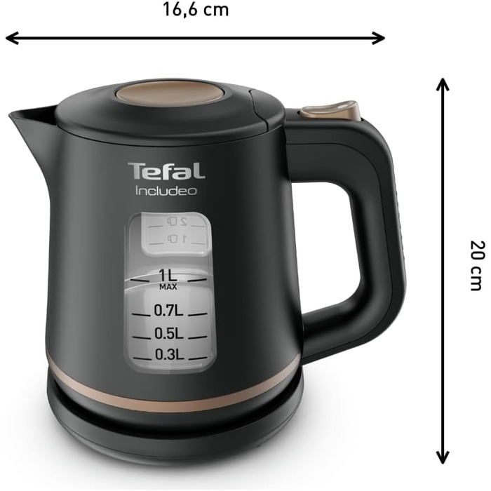 Чайник Tefal KI5338 Includeo 1 л з протиковзкою ручкою 2400 Вт