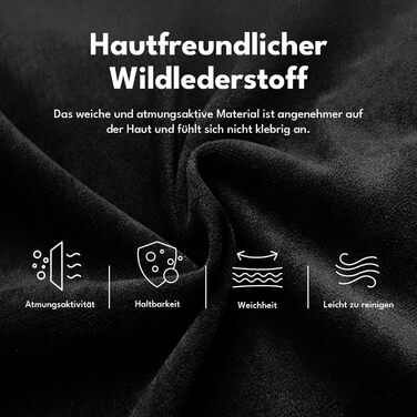 Ігрове крісло, офісне крісло, ергономічне, дихаюче ігрове крісло зі штучної замші, робоче крісло з підставкою для ніг, підголівником та поперековою подушкою, 3D-підлокітники, спинка 90-155, чорний колір