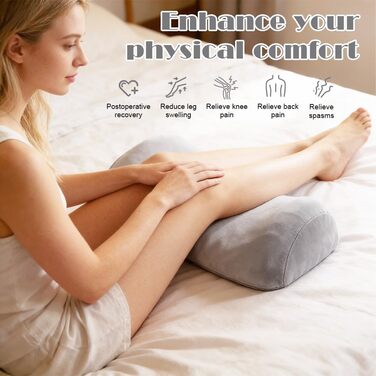Подушка для підняття ніг, ергономічна подушка для колін, подушка для підняття ніг, позиціонуюча подушка для дорослих, маленька ортопедична подушка для колін, подушка для колін з піни з ефектом пам&39яті для сну на боці