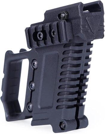 Тактичний комплект Jungle Leopard GB-37-BK – пістолет-карабін для Glock 17/18/19, рейкові бази, зарядний пристрій, кріплення для стрільби