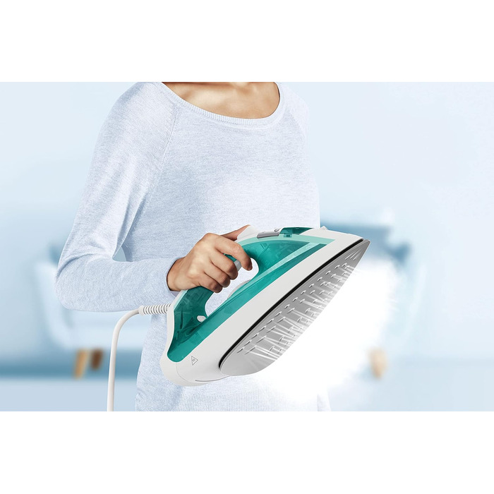 Парова праска 1800 Вт 80 г / хв. паровий удар 20 г/хв. безперервної подачі пари ергономічний курок подачі пари антипригарна підошв