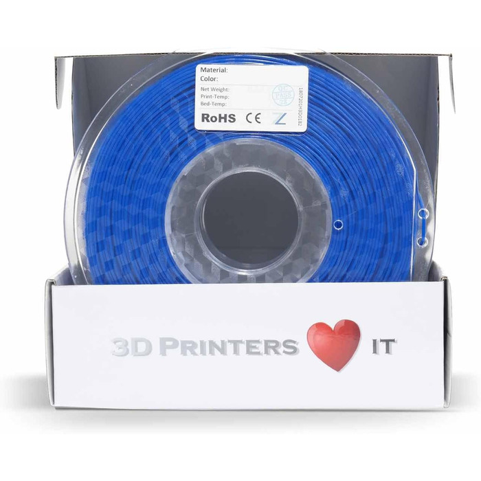 Мм СИНІЙ 1кг - високоякісна нитка для 3D-друку, легка в обробці, ідеальна для моделей та прототипів, 3D PLA 1.75