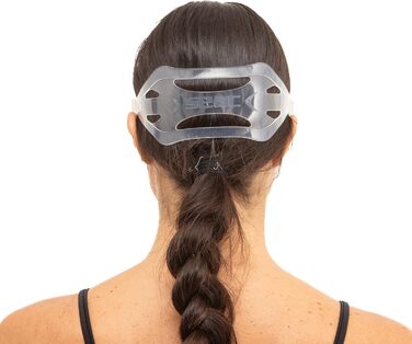 Комплект з маскою Salina та силіконовою трубкою для дорослих та підлітків, один розмір, прозорий/синій