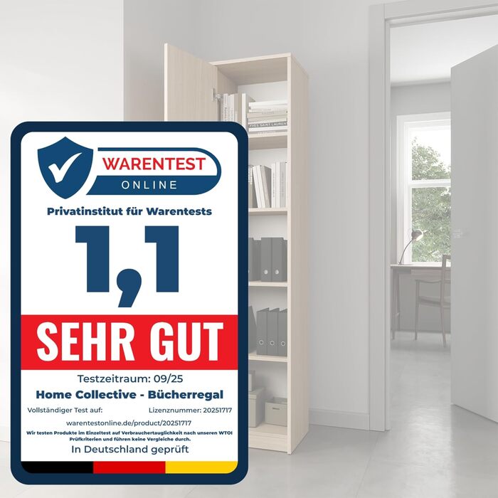 Домашня колекційна книжкова полиця, шафа-органайзер, Sonoma, ширина 40 см, висота 180 см, багатофункціональна шафа з 4 регульованими полицями, картотечна шафа, настінна полиця, вузька, дерев&39яна, спальня, передпокій, натуральний колір