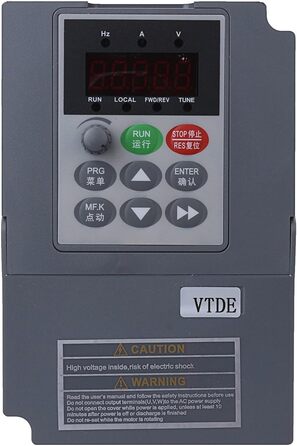 КВт 3Ph 380V Vfd Інвертор змінної частоти Vfd Drive для контролю швидкості двигуна, 2.2