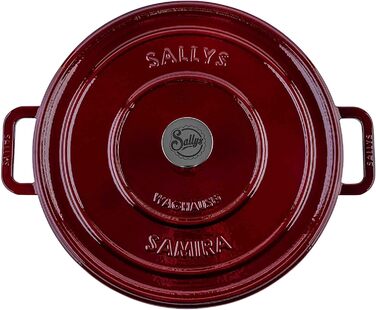 Чавунна каструля Sally's 'Samira deluxe - міцна та високоякісна перлина для ідеального приготування їжі - об'ємом 2,2 літра, для в
