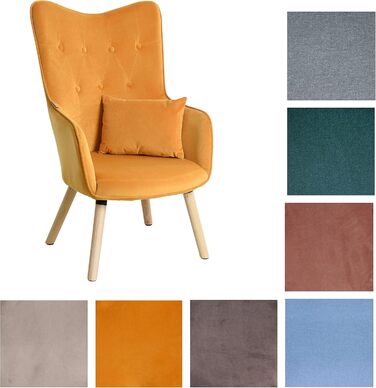 Крісло ESTEXO під телевізор, крісло для відпочинку, реклайнер, м&39яке крісло, крісло для читання, тканинна подушка, сірий