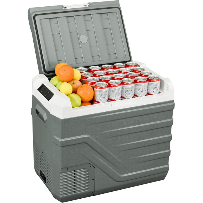 Портативний електричний холодильник 44 л, портативний холодильник 12 В/24 В постійного струму 100 240 вольт змінного струму для ав