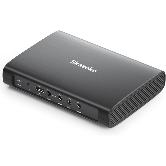Міні-ДБЖ, Skazeke 15000mAh Міні-ДБЖ з 5 виходами DC 5V/9V/12V/2A, USB 5V/2A, джерело безперебійного живлення Wi-Fi для роутера/модему/IP-камери/молокотника Spectra S2 та інших пристроїв 55,5 Вт