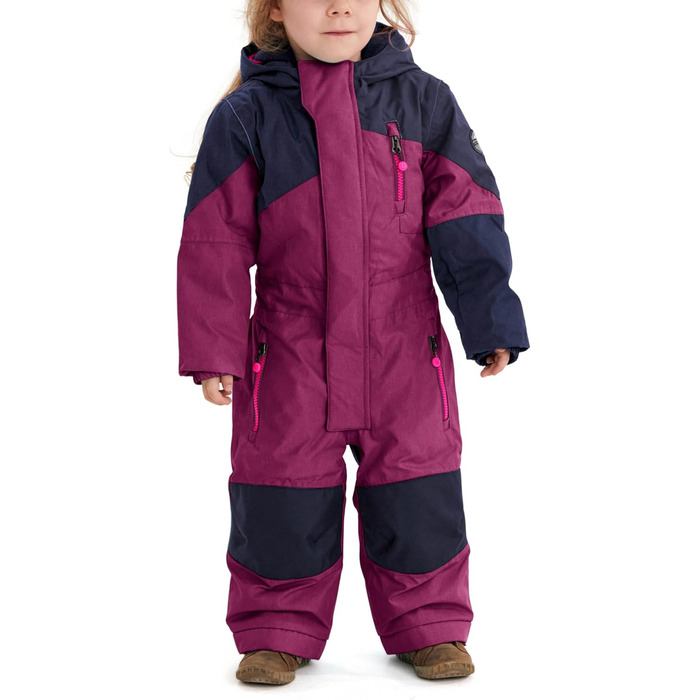 Дитячий лижний комбінезон/сніговий костюм Killtec Unisex Kesley Mini з капюшоном 98-104 Сливовий