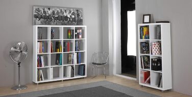 Комплект шафи Kubox - полиця, 8 відділень, білий