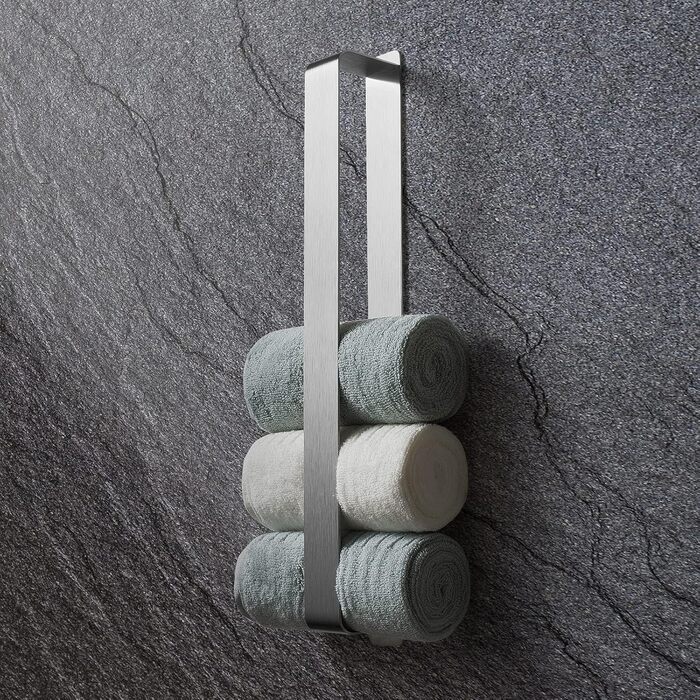 Полотенцесушитель без свердління, гостьовий полотенцесушитель самоклеючий, настінний полотенцесушитель з нержавіючої сталі 42CM A