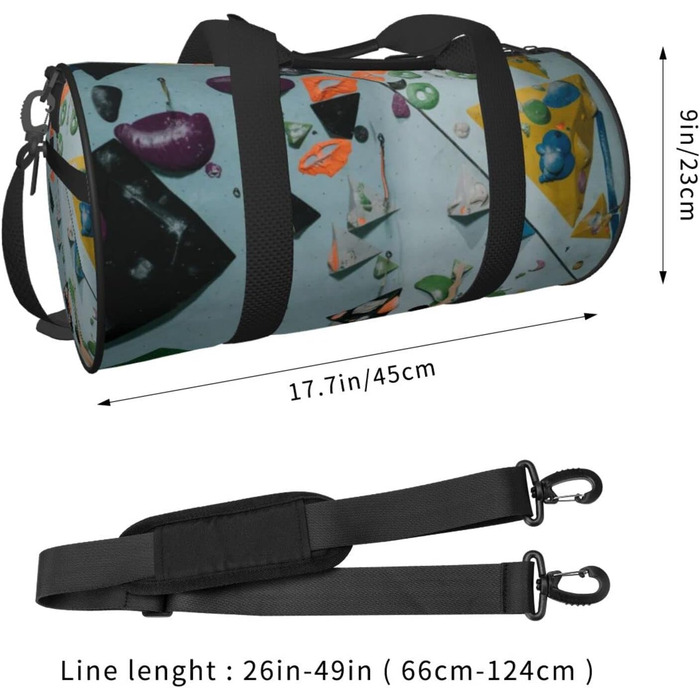 Дорожня сумка-циліндр, дизайн люди малюють на стіні, спортивна сумка для чоловіків та жінок, сумка-мішок, спортивна сумка