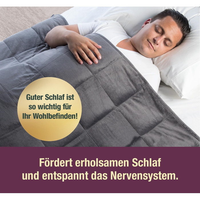 Обтяжена ковдра 135x200 см 3,5 кг Щільна ковдра Терапевтична ковдра Обтяжена ковдра Антистресова Обтяжена ковдра 135 * 200 см (3,5 кг)