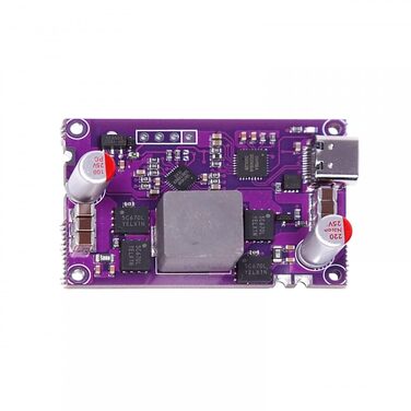 Модуль швидкої зарядки PD, високопродуктивний двосторонній модуль швидкої зарядки PD потужністю 120 Вт, двосторонній понижувальний підсилювач для зарядного пристрою для літієвих акумуляторів 4s 12V-16.8V