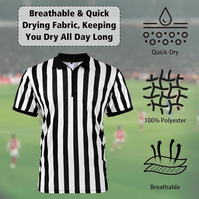 Чоловіча офіційна суддя Джерсі смуга перевернутий комір Ref уніформа суддя сорочка для баскетболу футболу футбол
