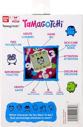 Тамагочі - Tamagotchi Original - Starry Night - Електронна віртуальна тварина з кольоровим дисплеєм, 3 кнопками та іграми - Інтера