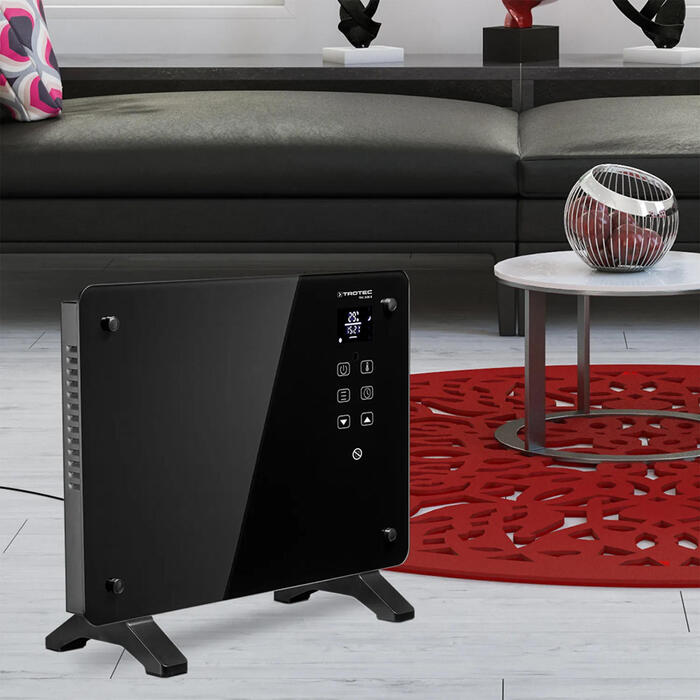 Тепловентилятор керамічний Trotec TFC 220 E 2200W Black (1410000690)