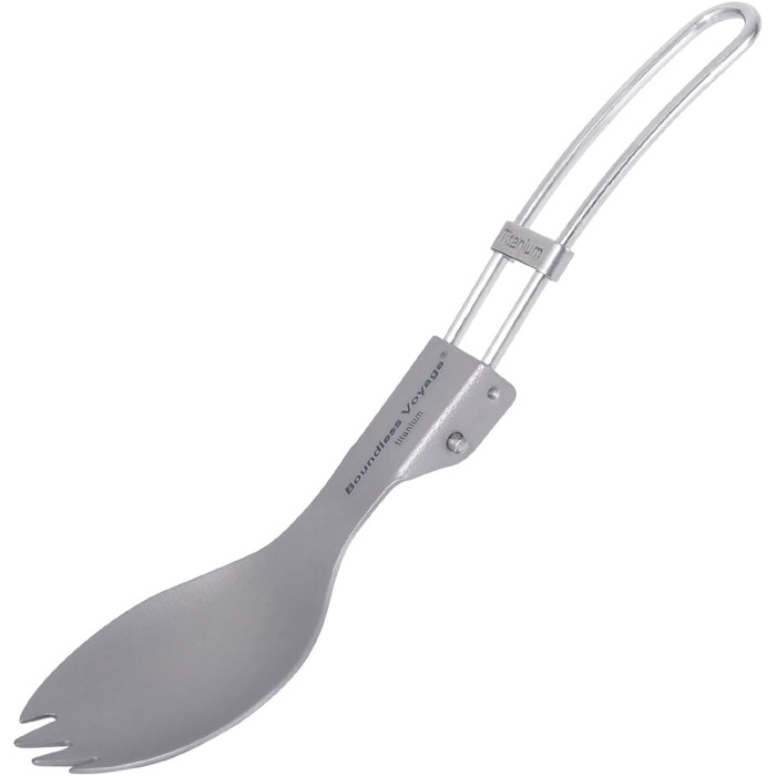 Кемпінгові столові прибори 2 в 1 ложка Виделка Портативний посуд для подорожей на відкритому повітрі Невеликий легкий столовий пос