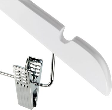 Білих вішалок для одягу на затискачах 45 см Дерев&39яні вішалки для одягу з затискачами Вішалки з затискачами, 10