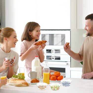 Контейнери для зберігання STARVAST на 100 предметів з кришками, круглі, 200 мл/7 унцій, герметичні, багаторазові пластикові контейнери, невеликі контейнери для соусів, дипів, спецій