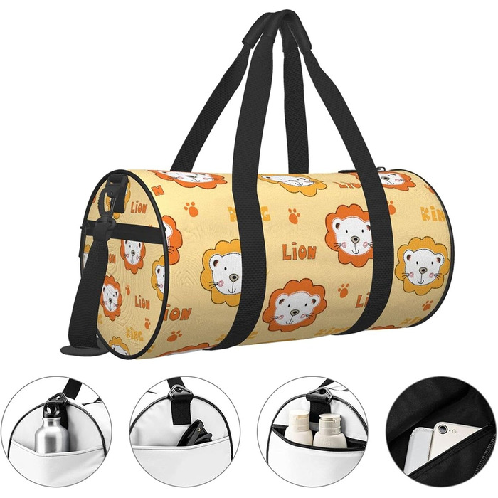 Милі дорожні сумки Совеня та Левеня для немовлят, спортивні сумки для фітнесу, велика дорожня сумка, сумки на нічліг та для вихідних днів для чоловіків та жінок