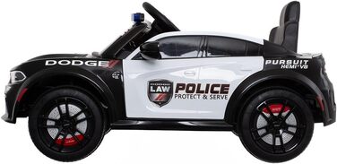 Дитячий електромобіль поліції з дистанційним управлінням - 3-5 років до 30 кг, дитячий транспортний засіб зі звуком і світлом, еле