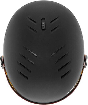 Захисний козирок для лижного шолома uvex Wanted Visor - темно-синій матовий чорний матовий 58-61 см стильний, спортивний