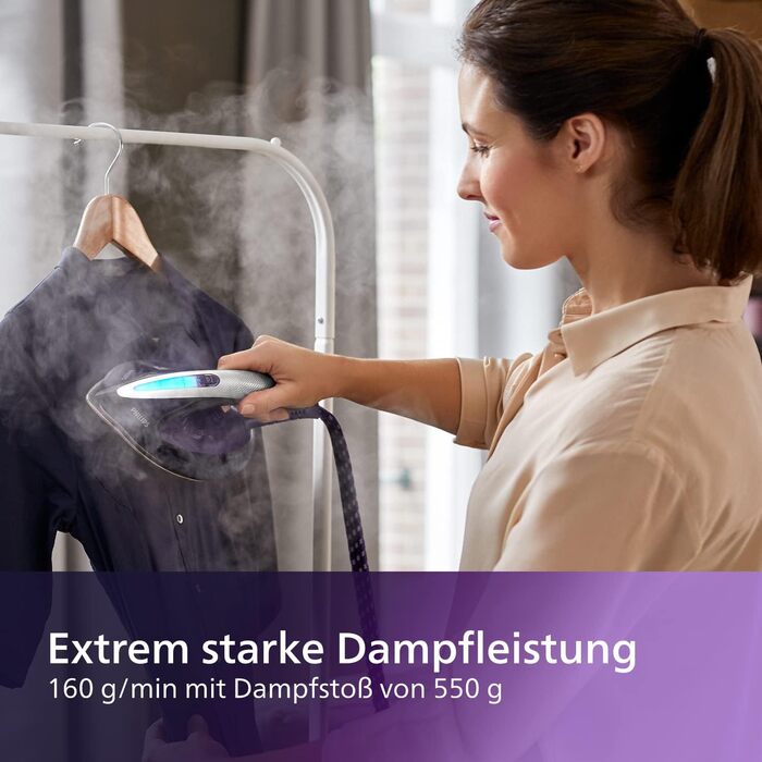 Парова прасувальна станція Philips PerfectCare Elite Plus - 2700 Вт, подача пари 550 г, тиск 7,7 бар, технологія OptimalTEMP, резе
