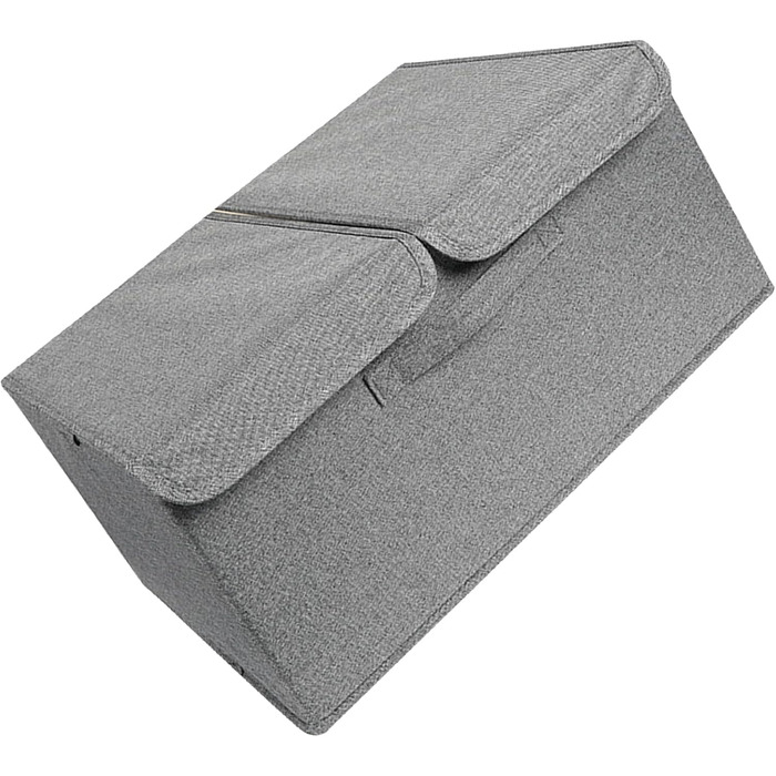 Складаний контейнер Jonlaki для товстих шкарпеток з подвійною кришкою для одягу, бюстгальтерів та аксесуарів темно-сірий (темно-сірий)