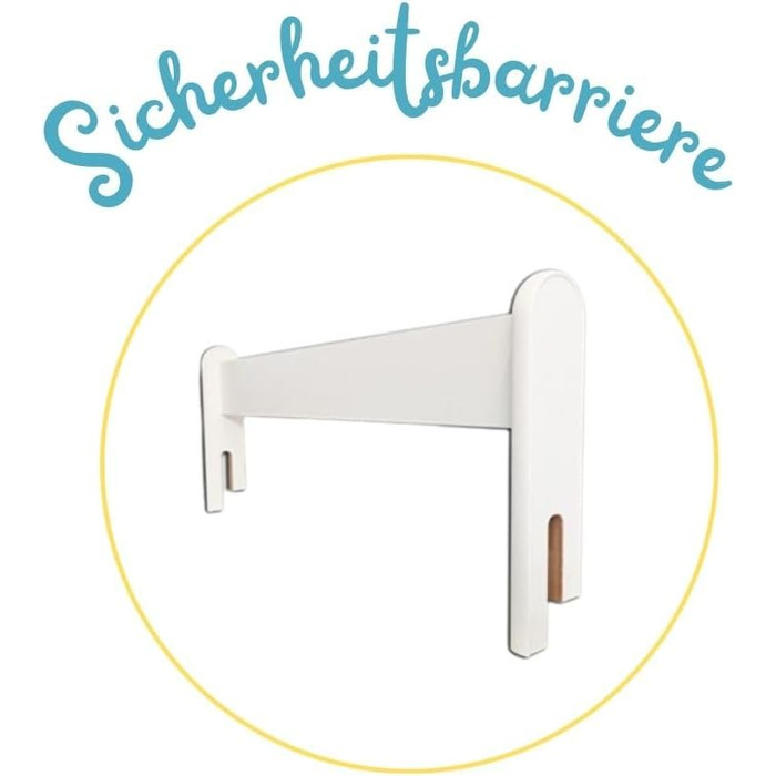 Дитяче ліжко Happy Babies - із захистом від падіння, хлопчик, 140x70, дитяче ліжко з шухлядою та матрацом, односпальне ліжко для дітей, біле/синє, з мотивом собаки, блакитне Niebieskie