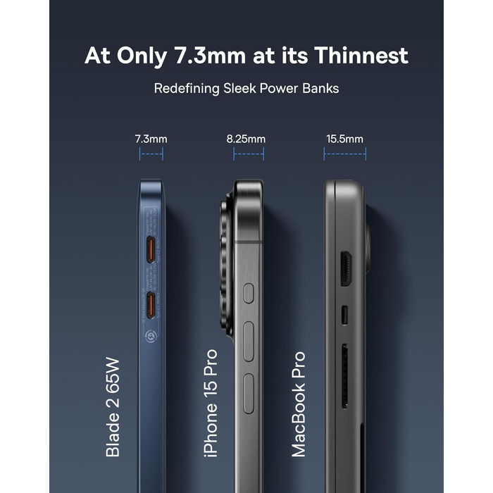 З керуванням додатками та світлодіодним дисплеєм, портативний зарядний пристрій для швидкої зарядки для iPhone 15 14 серії, Samsun