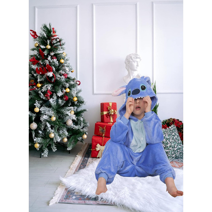 Кігурумі Стіч, фліс, на ґудзиках 10–12 років