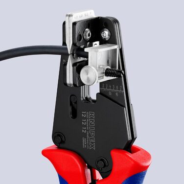 Прецизійні кліщі для зняття ізоляції KNIPEX з контурними ножами, 12 12 12