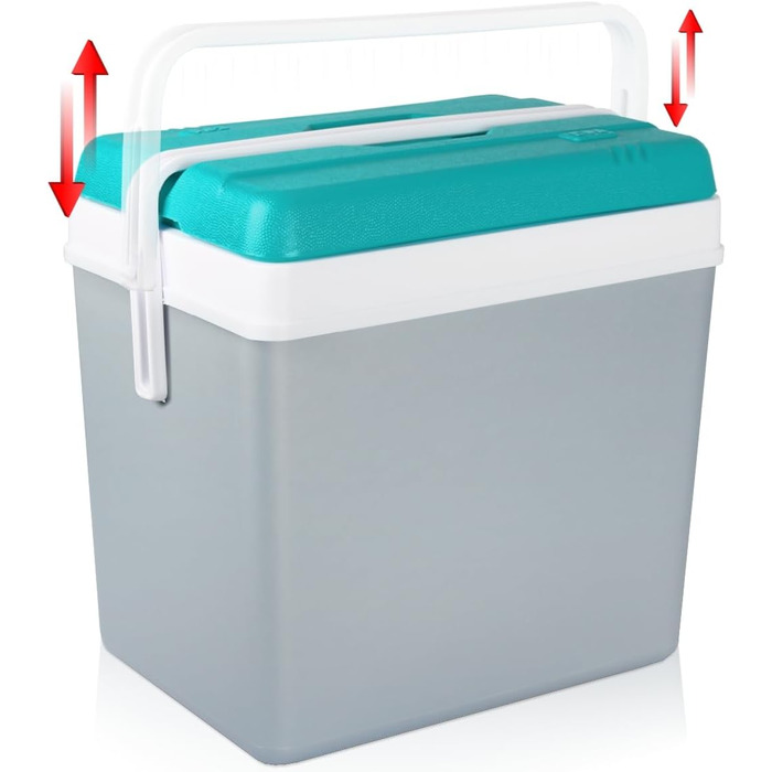 Холодильник, ізольований бокс, сумка-холодильник, кемпінговий термобокс, ізольована сумка, сірий, холодильник 24 л