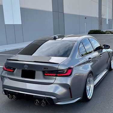 Задній спойлер для BMW 3 Series G20 2019 320i 325i 330i M3, автомобільний спойлер Спойлер багажника, стійкий до подряпин обвіс, заднє крило, задній спойлер A/Carbon Fiber