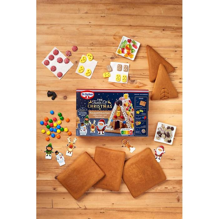 Пряниковий будиночок Dr. Oetker «Хрусткий будиночок», набір для випічки, 403 г