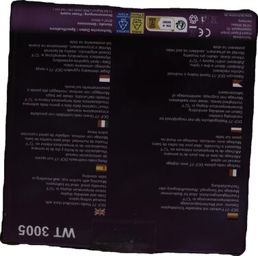 Цифровий настінний радіокерований годинник для ванної кімнати, пластик, сріблястий, Ø 147 x 79 мм, 3005