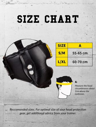 Шкіряний захисник для голови BENLEE Tyson L-XL чорний