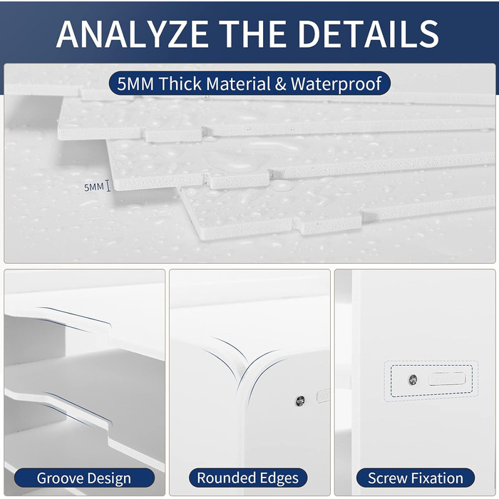 Настільний органайзер, лоток для листів, тримач для документів, лоток для паперу формату A4, для дому, офісу, школи, 7 відділень для зберігання 7 ярусів