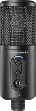 Конденсаторний мікрофон Audio-Technica AT2500x-USB для стрімінгу, подкастів та запису, чорний