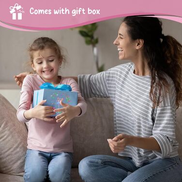 Шкатулка для ювелірних виробів Lolalet для дівчаток, дерев&39яний органайзер для ювелірних виробів з єдинорогом, шкатулка для ювелірних виробів для намиста, сережок, браслета, годинника, помади, кільця - біла