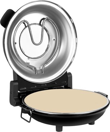 Домашня піч для піци Teesa SUPREME, потужність 1200 Вт, температура 80400 C, діаметр 32 см, вікно в кришці, TSA3231