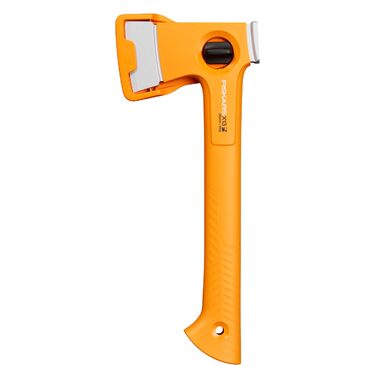 Сокира кемпінгова Fiskars X-Series X13, надлегка (480 г), вага голівки 325 г, довжина 33,2 см. Ідеально підходить для розколювання дров у походах та на кемпінгу. Подвійно загартована сталь/FiberComp, помаранчевий колір, 1069101 X13 (довжина 33,2 см)