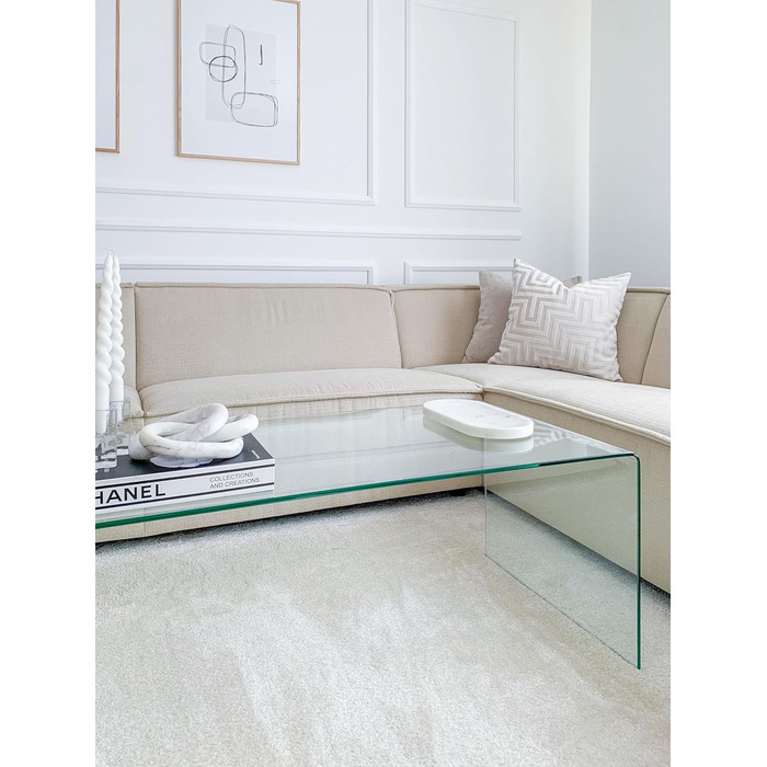 Мінімалістичний журнальний столик Beliani з прозорого скла Kendall