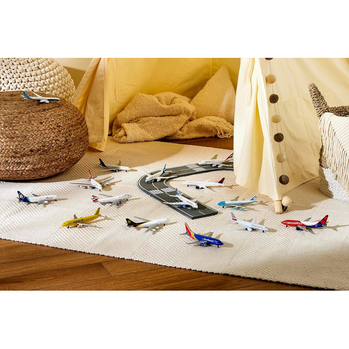 Одинарний літак Herpa Air Force One, мала масштабна модель літака, іграшкова мініатюрна модель з металу та пластику - для дітей віком від 3 років