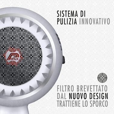 Фен Parlux Digitalyon Silver KL341S, сріблястий